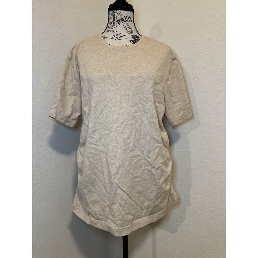 St John’s Bay Women’s Legacy Tee Size Large Ruched Gathered Sides Workwear